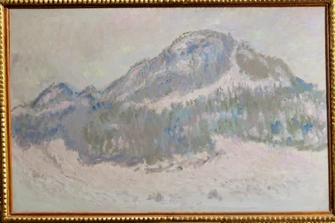 De berg Kolsaas in Noorwegen (olieverf op doek)