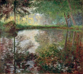 De vijver in Montgeron