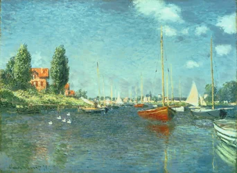 Rode boten, Argenteuil, 1875