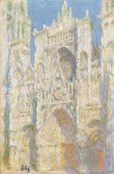 Kathedraal van Rouen, westgevel, zonlicht