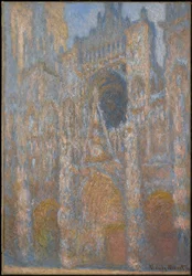 Kathedraal van Rouen, de gevel in zonlicht