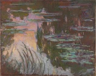 Waterlelies in avondlicht. Omstreeks 1907