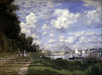 Het Argenteuil-bekken - door Claude Monet