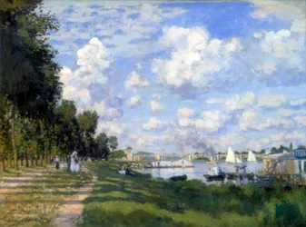 De jachthaven in Argenteuil, 1872