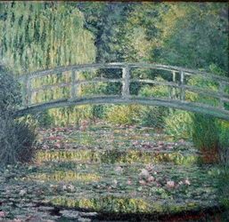 De Voetbrug en de Waterlelievijver