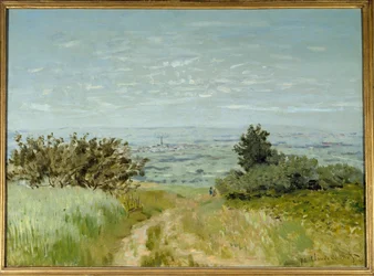 Uitzicht vanaf de vlakte naar Argenteuil, hellingen van Sannois in 1872