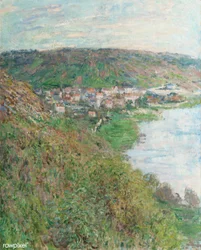 Uitzicht op Vétheuil
