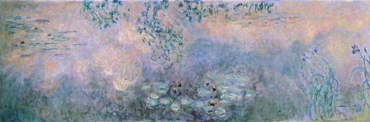 Waterlelies (Le bassin aux nimpheas avec iris)