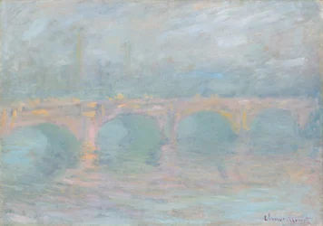 Waterloo Bridge, Londen, bij zonsondergang