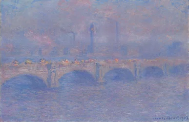 Waterloo Bridge, zonlicht effect