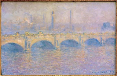 Waterloo Bridge, zonlicht effect