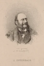 Portret van Jacques Offenbach 1819-1880, 1870