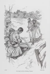 Illustratie voor Lavengro door George Borrow (litho)