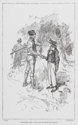 Illustratie voor Lavengro door George Borrow (litho)
