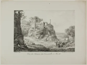 Uitzicht op de Weg van Cascatelles naar Tivoli