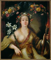 Flora ... (schilderij op doek)