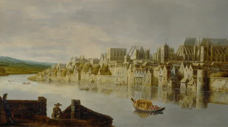 De Theems bij Westminster Trappen