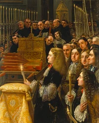 Aanbidding van de Sagrada Forma door Karel II, koning van Spanje