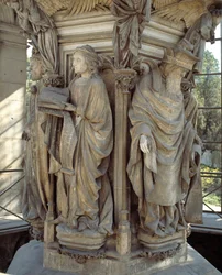Jeremia en Zacharia. De basis van de Put van Mozes (beeldhouwwerk)