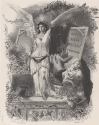 Hedendaagse kunstenaars, ca. 1847