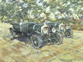 1929 Le Mans Winnende Bentleys
