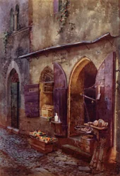 Middeleeuwse winkel in Via Mattonata, Terracina