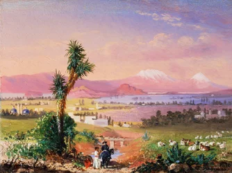 Een Uitzicht op Mexico-Stad