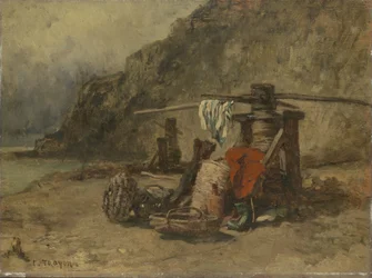 Strandgezicht met Kaapstanders