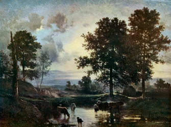 Vee drenken, vroege jaren 1850, 1912