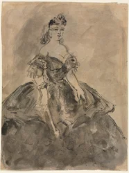 Op het bal (recto)
