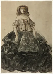 Staande vrouw