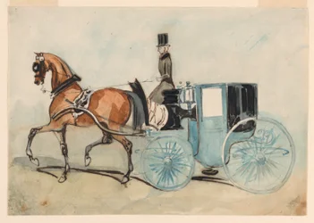 De blauwe brougham
