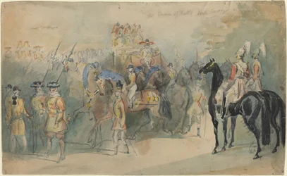 De staatskoets van de hertogin van Kent
