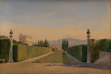 In de tuinen van de Villa Albani, Rome