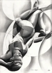 Abstracte naaktvormen