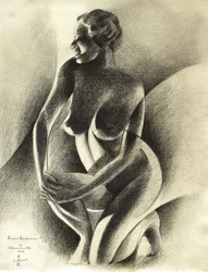 Elegante zwangere vrouw