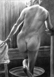 Naaktstudie, naar Breitner - 23-12-25