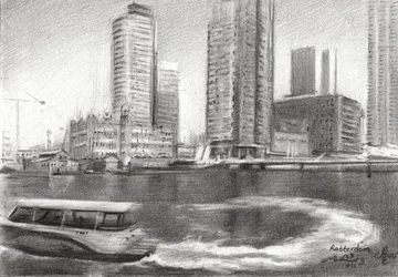 Stadsbeeld van Rotterdam