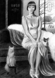 Vintage glamour met katten