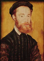 Portret van een man met blond haar