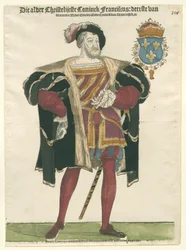 Portret van Frans I 1494-1547, Koning van Frankrijk, Hertog van Bretagne, Graaf van Provence, c.1540