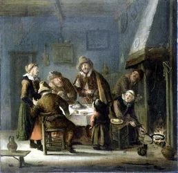 Groep in een interieur