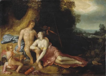 Venus en Adonis, 1603