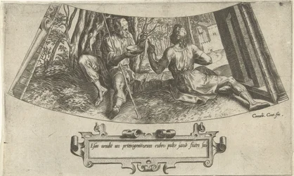 Esau verkoopt zijn eerstgeboorterecht, uit de serie De geschiedenis van Jakob en Esau