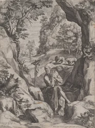 St. Hiëronymus Boetvaardig in de Wildernis, 1573