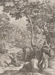 St Onuphrius in de wildernis, 1574