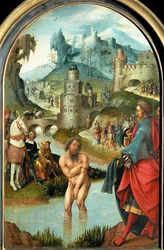 Klein altaar (schilderij op eikenhout)