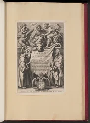 Titelpagina voor Balthasar Cordier, Catena Sexaginta Qvinqve Graecorvm Patrvm in S. Lvcam