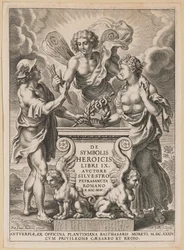Titelpagina voor Silvester Pietrasanta, De Symbolis Heroicis