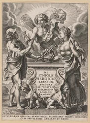 Titelpagina voor Silvester Pietrasanta, De Symbolis Heroicis